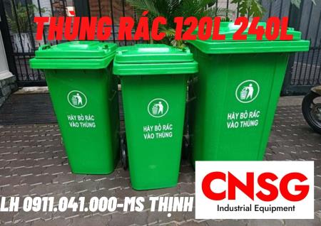 Bán thùng rác công cộng nhựa 120lit 240lit giá hợp lý 0911041000