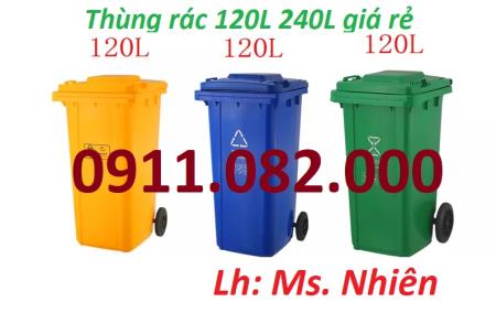 Đại hạ giá thùng rác 120l 240l  660- Nơi bán thùng rác giá rẻ tại hậu giang- lh 0911082000