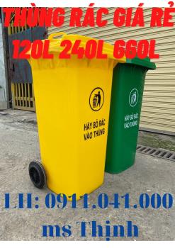 Cung cấp thùng rác công cộng các loại 40 lit, 60 lít, 120 lít, 240 lít, 660 lít 0911041000