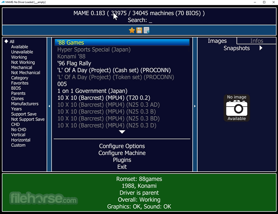 MAME 0.283 (64-bit): Bản cập nhật mới cho giả lập arcade
