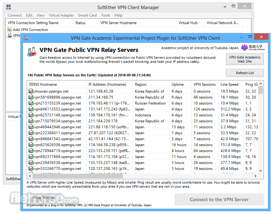SoftEther VPN Gate Client Plugin 2025.11.23 build 9807 ra mắt