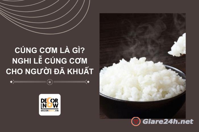 Cúng cơm là gì?