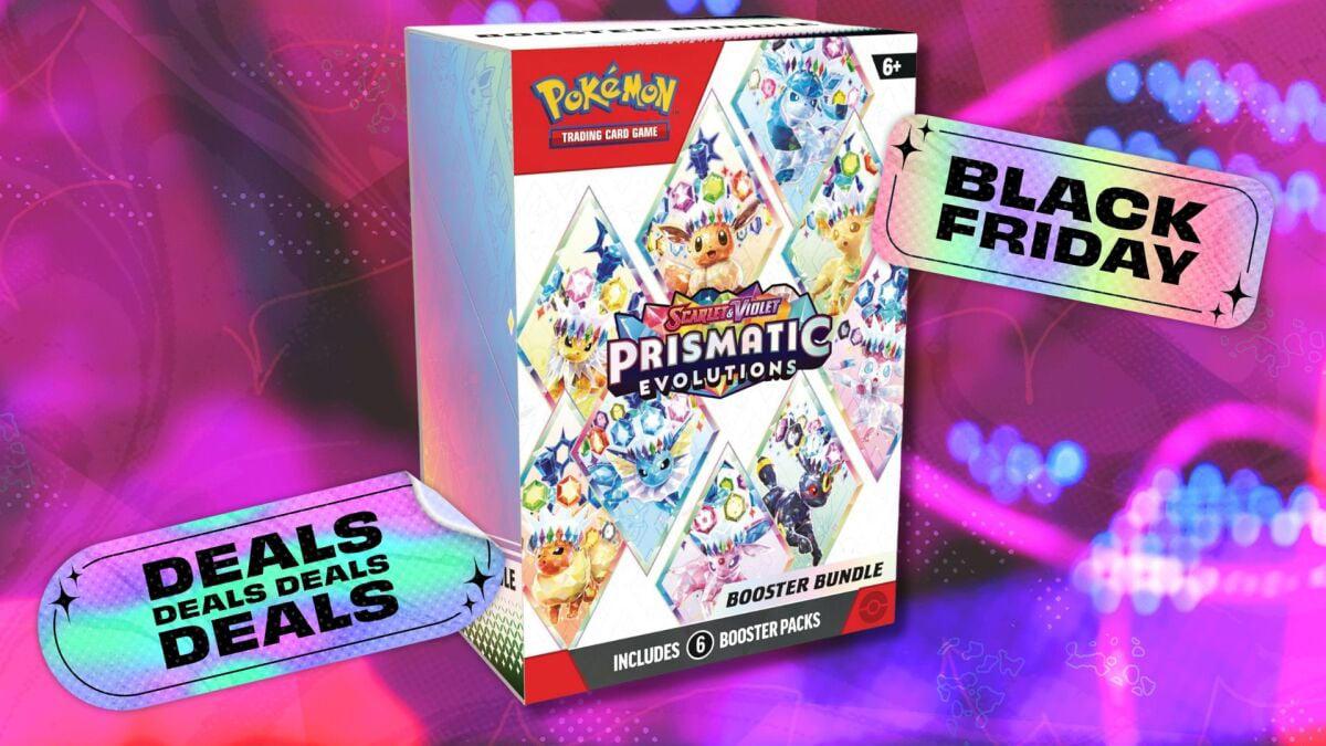 Amazon Black Friday: Prismatic Evolutions Booster Bundle về giá thị trường