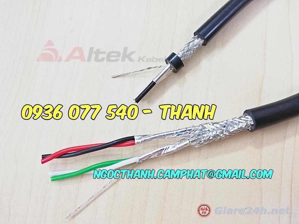 Cáp tín hiệu RS485 Altek Kabel 1P22AWG, 2P22AWG