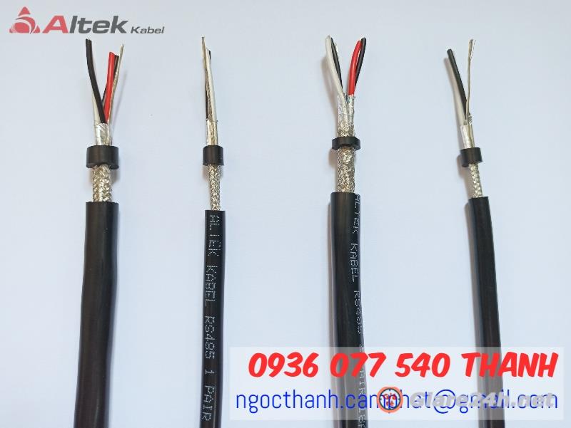 Cáp RS485 1P18AWG Altek Kabel, cáp tín hiệu chống nhiễu tiêu chuẩn RS485