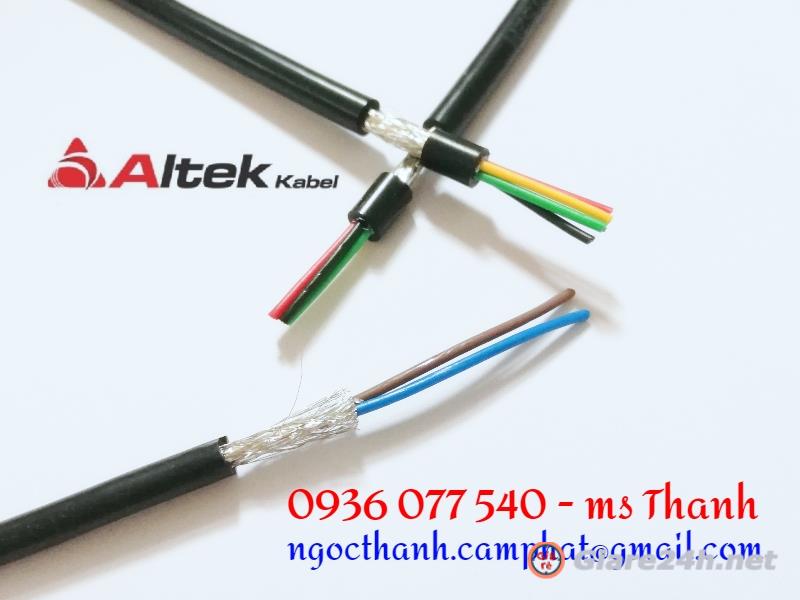 Cáp tín hiệu Altek Kabel 6x0.22 có lưới chống nhiễu