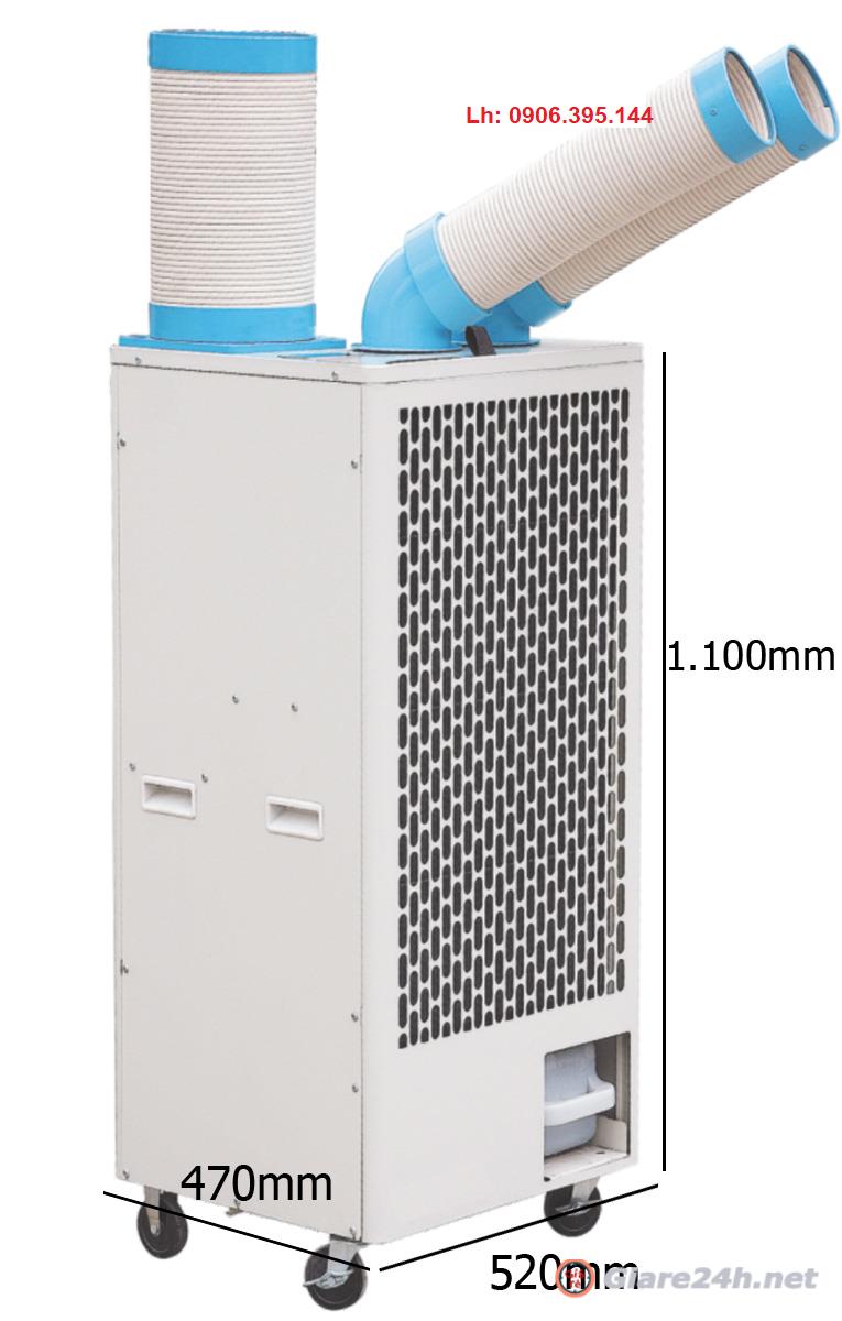 Máy lạnh di động 2 ống dẫn lạnh nakatomi 