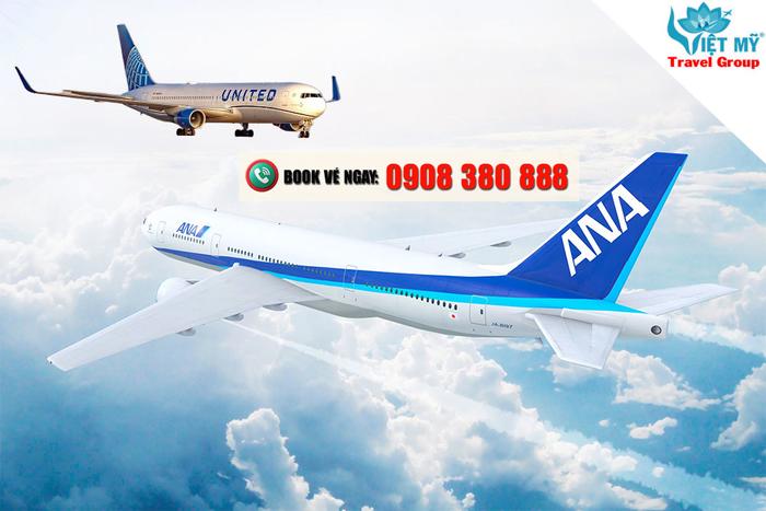 Vé đi Bắc Mỹ giá tốt từ ANA và United Airlines ﻿