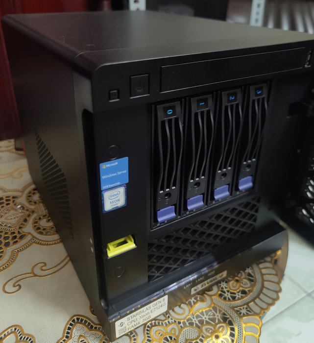 [HCM] Full Case NAS Nhật Starbilas E2124G Gen8, 4 Bay. Case cứng cáp.